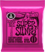 Pack de 3 jeux de cordes guitare électrique Ernie Ball 3223 Super Slinky 9-42