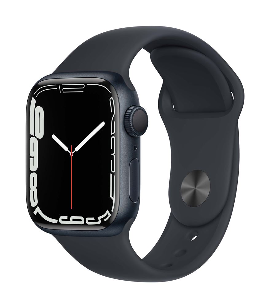 Apple Watch Series 7 GPS boitier Aluminium Minuit 41mm avec Bracelet Sport Minuit Apple Watch Achat prix fnac