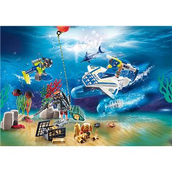 Playmobil Calendrier de l'avent 70776 Jeu de bain Policiers