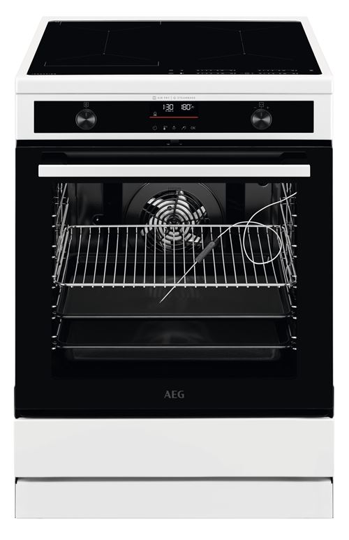 Cuisinière induction AEG Série 6000 SteamBake CIS6699BPW 7200 W Blanc