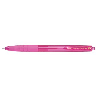 Stylo à bille Pilot Pen Super Grip G Néon Rose