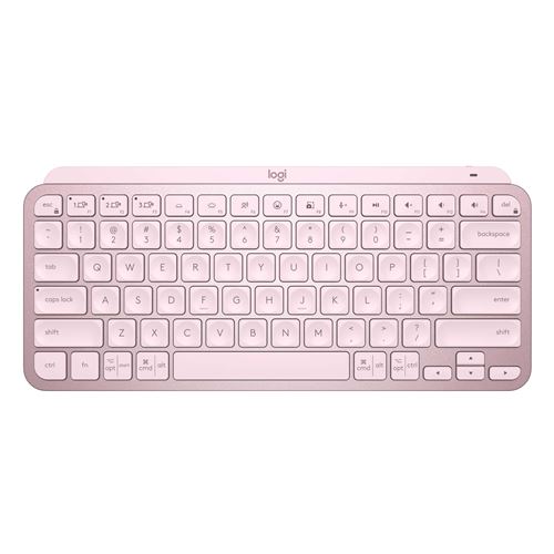 Clavier rétroéclairé sans fil Logitech MX Keys Mini Rose