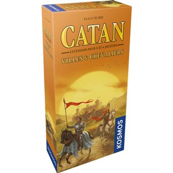 Jeu de stratégie Asmodee Catan Villes et Chevaliers Extension pour 5 et 6 joueurs