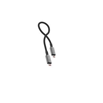 Câble USB LinQ 4 Pro Type C 0,3 m Noir