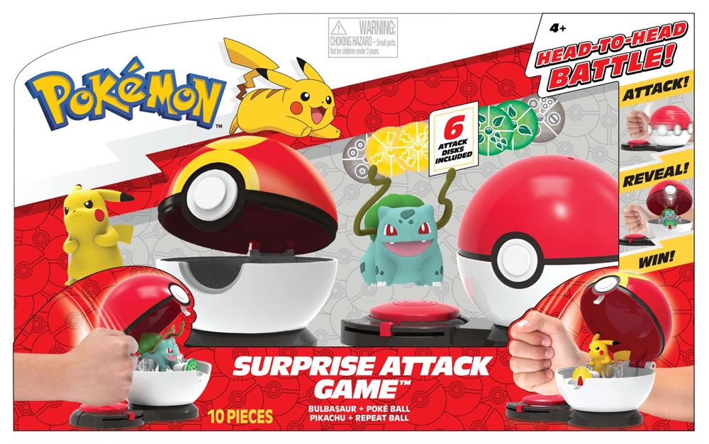 Poké Ball Attaque Surprise - BANDAI - Pokémon - 2 figurines incluses - Mixte - Multicolore - Jeux - Jouets Poké Ball Attaque Surprise - BANDAI - Pokémon - 2 figurines incluses - Mixte - Multicolore - Jeux - Jouets