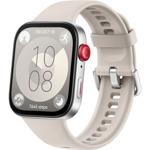 Montre connectée Huawei Watch Fit 3 avec bracelet Blanc