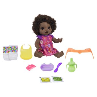 Poupée Baby Alive Adore Manger cheveux noirs