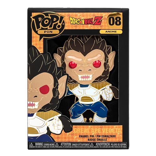 Figurine Funko Pop Animation Pin’s Géant Dragon Ball Z Pop Ape Vegeta