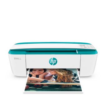 Imprimante HP DeskJet 3762 Tout-en-un WiFi Blanc et Turquoise Eligible à Instant Ink