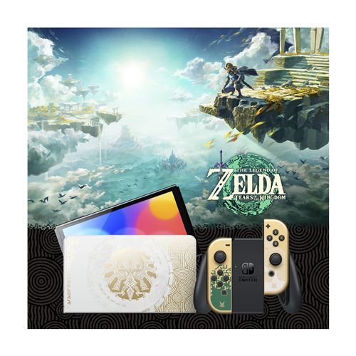 Console Nintendo Switch Modèle OLED Edition The Legend of Zelda : Tears of  the Kingdom - Console Nintendo Switch - Achat & prix