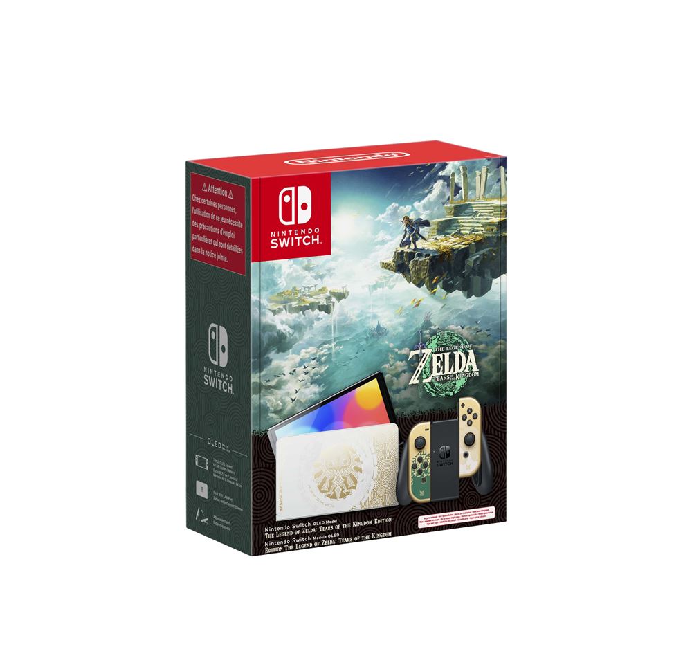 Console Nintendo Switch Modèle OLED Edition The Legend of Zelda : Tears of the Kingdom