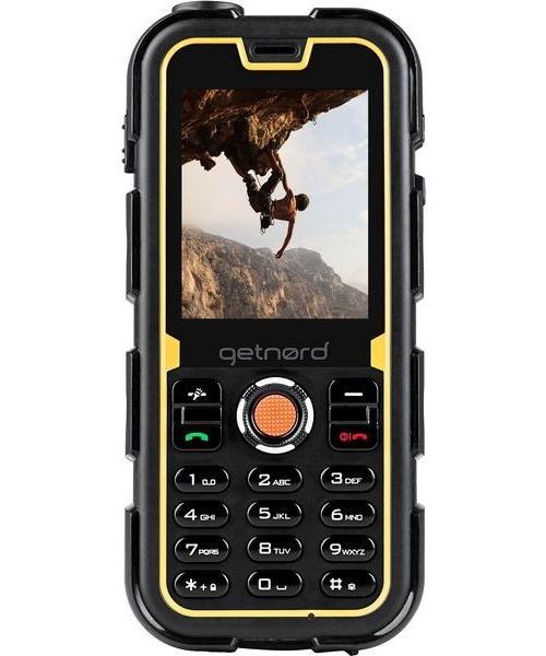 Téléphone mobile Getnord Walrus 2G Double SIM 64 Mo Noir