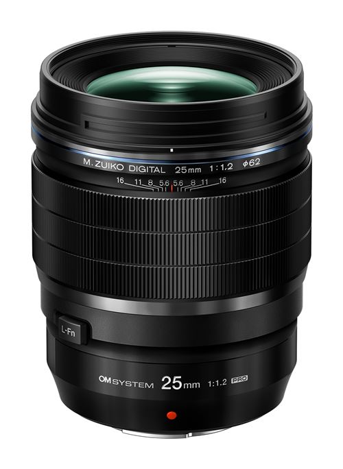 Objectif à Focale fixe Om System M.Zuiko Digital ED 25 mm F1.2 Pro Noir pour Monture Standard Micro 4/3