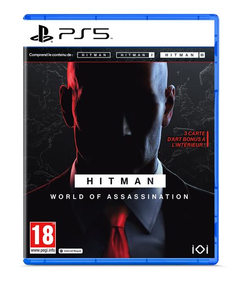 Pochette avant du jeu Hitman World Of Assassination PS5