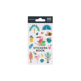 STICKERS CARNET DECO JUNGLE