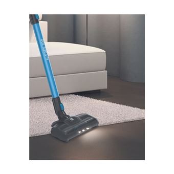 Aspirateur Balai Hoover Special animaux Mini Turbobrosse 22 V Bleu et gris