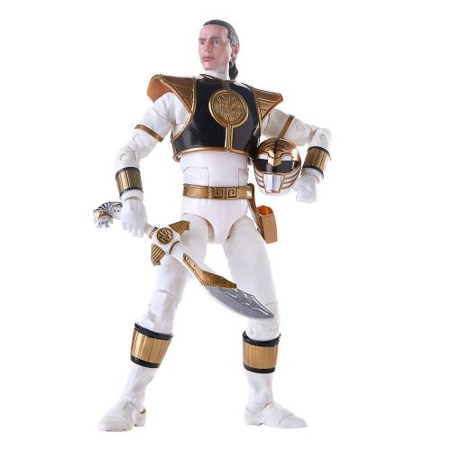 Figurine Power Rangers Premium Rangers MMPR Blanc 15 cm Modèle aléatoire