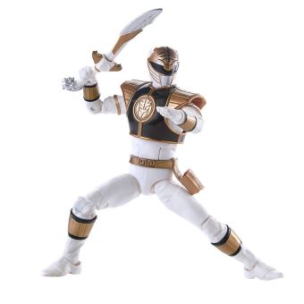 Figurine Power Rangers Premium Rangers MMPR Blanc 15 cm Modèle aléatoire