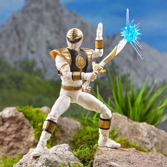 Figurine Power Rangers Premium Rangers MMPR Blanc 15 cm Modèle aléatoire