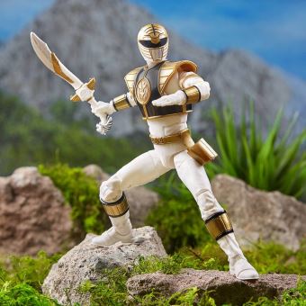 Figurine Power Rangers Premium Rangers MMPR Blanc 15 cm Modèle aléatoire