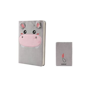 Carnet en peluche Itotal Hippo