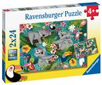 Puzzle enfant 2x24 pièces Ravensburger Koalas et paresseux