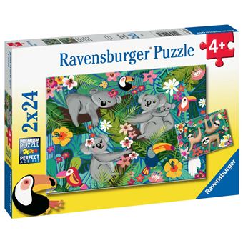 Puzzle enfant 2x24 pièces Ravensburger Koalas et paresseux