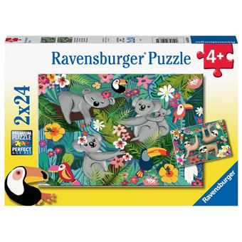 Puzzle enfant 2x24 pièces Ravensburger Koalas et paresseux