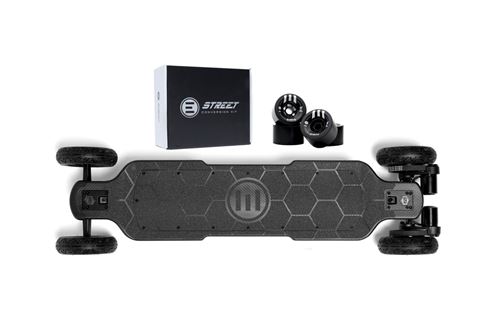 Evolve Skateboards GTR elektrisch skateboard Carbon 2&1 3000 W Zwart