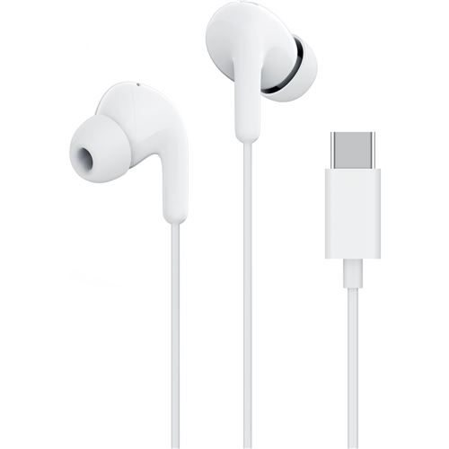 Kit piéton Ecouteurs filaires Xiaomi Mi Earphones Type C Blanc