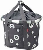 Panier KlickFix Bikebasket Bulles Anthracite