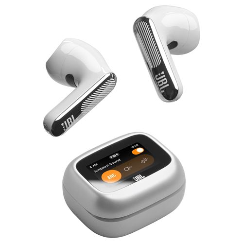 Ecouteurs Bluetooth JBL Live Flex avec Réduction De Bruit Silver