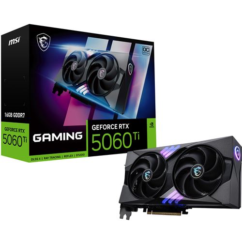 Carte Graphique MSI Nvidia GeForce RTX 5060 Ti 16G GAMING OC