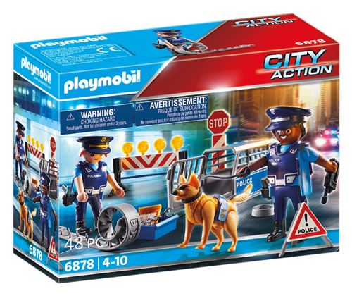 Playmobil City Action 6878 Barrage de police