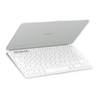 Clavier tablette Logitech Keys-To-Go 2 pour iPad iPhone Mac et Apple TV Gris Pâle - 1