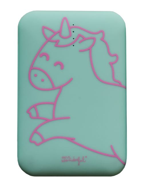 Batterie externe Mr. Wonderful 10.000 mAh Vert et Rose