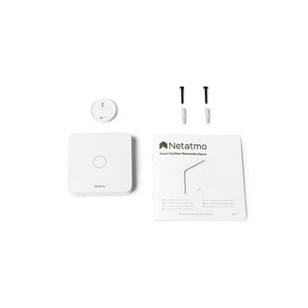 Détecteur de Monoxyde de Carbone Intelligent Netatmo NCO-FR Blanc