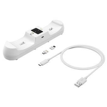 Station de recharge Subsonic pour 2 manettes Dual Sense PS5 Blanc