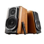 Edifier S1000MKII - Haut-parleurs - étagère - sans fil - Bluetooth - 60 Watt - 2 voies - noir, bois