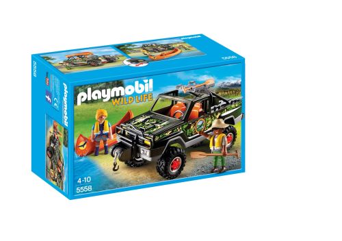 Playmobil Wild Life 5558 Pick-Up Des Aventuriers