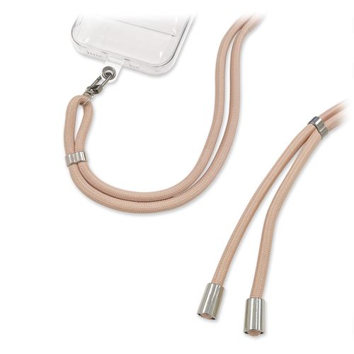 Bandoulière universelle Wefix pour téléphone mobile Rose poudré