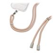Bandoulière universelle Wefix pour téléphone mobile Rose poudré