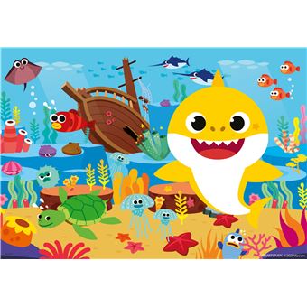 Puzzle enfant Ravensburger Baby Shark Explore l'océan 2x12 pièces