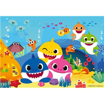 Puzzle enfant Ravensburger Baby Shark Explore l'océan 2x12 pièces