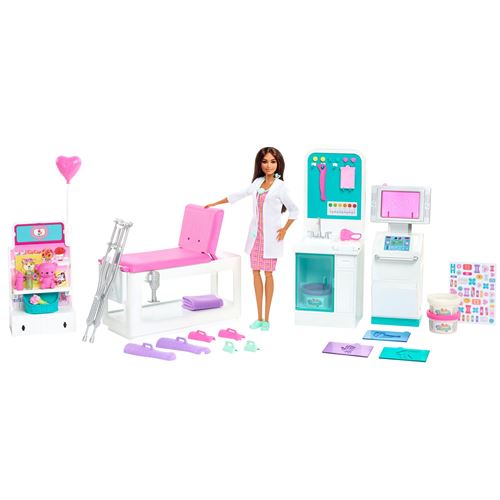 Barbie E Il Suo Cabinetto Medico - Set Completo Con Poupée Inclusa - Giocattolo Originale Mattel - Foto 4