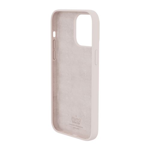 Coque silicon Puro Icon pour iPhone 14 Pro max Rose