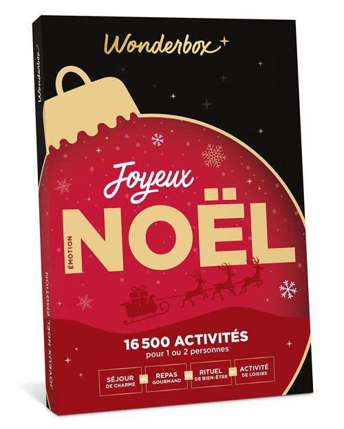 Coffret cadeau Wonderbox Joyeux Noël Emotion