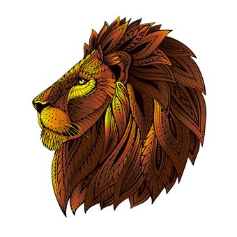 Puzzle Gigamic Rainbowooden Lion 121 pièces