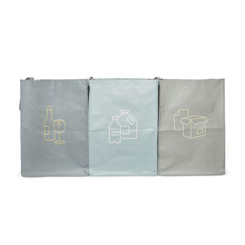 Set de 3 sacs de recyclage Kikkerland