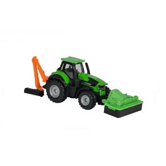 Majorette Auto Farm Premium – 1 Voiture Miniature En Métal (7 Cm) – Tracteur Ou Camion Agricole Sous Licence, Roue Libre, Pièces Mobiles – Choix Aléatoire Parmi 6 Modèles